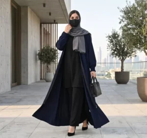 Premium Double Layer Black Niqab